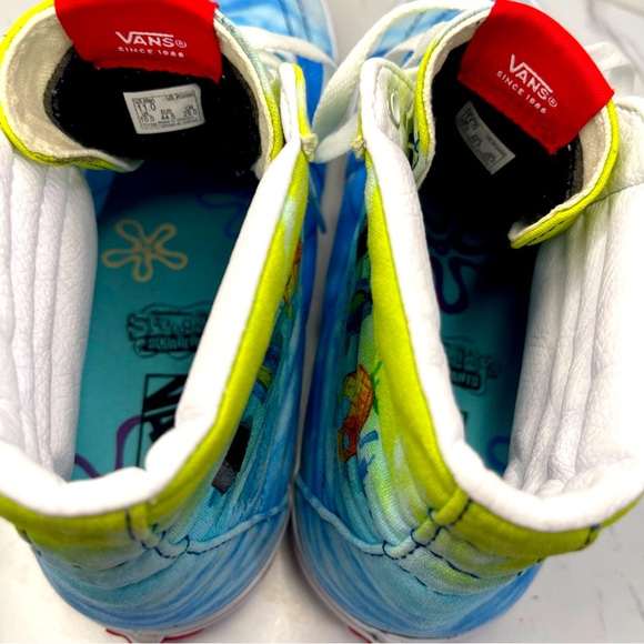 Vans X SpongeBob Sk8-Hi Imagination Sneakers Limited-Edition 2021 Mens 11 - Picture 12 of 12